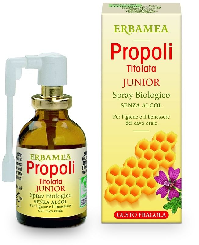 Propoli Titolata Spray Junior Biologico 20 Ml