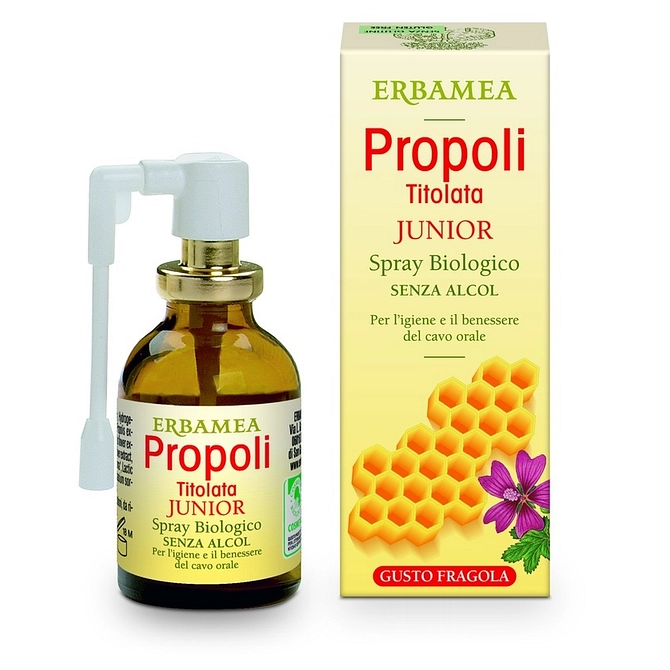 Propoli Titolata Spray Junior Biologico 20 Ml