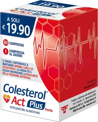 COLESTEROL ACT PLUS FORTE 60 COMPRESSE COLESTEROL ACT PLUS FORTE 60 COMPRESSE