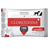 NATURAL DERMA PET SALVIETTINE DETERGENTI CLOREXIDINA 100 PEZZI
