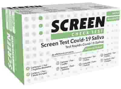 ESPOSITORE TEST AUTODIAGNOSTICI COVID-19 TAMPONI SALIVARI 5 PEZZI