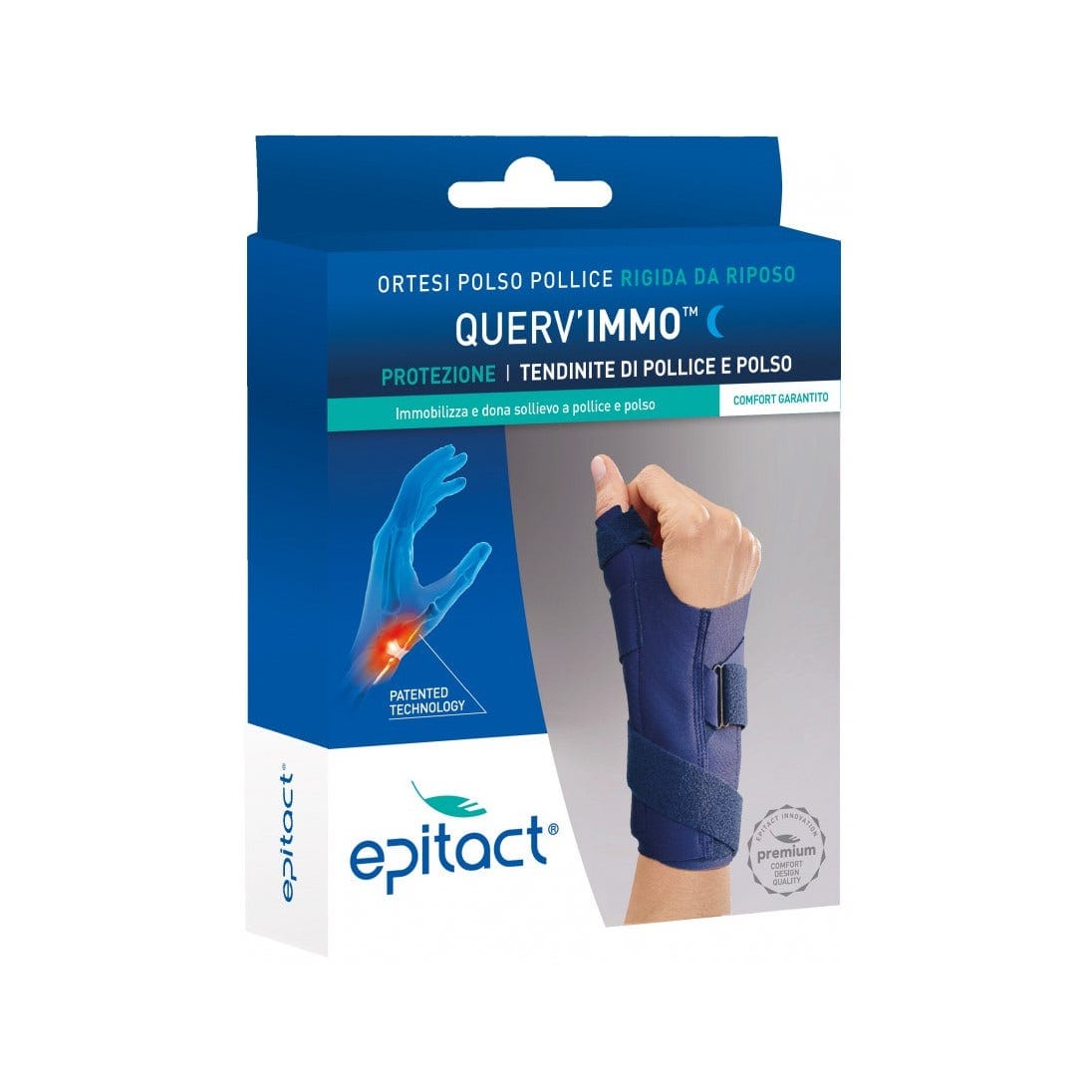 TUTORE POLSO/POLLICE PER TENDINITE EPITACT QUERV'IMMO DESTRO L