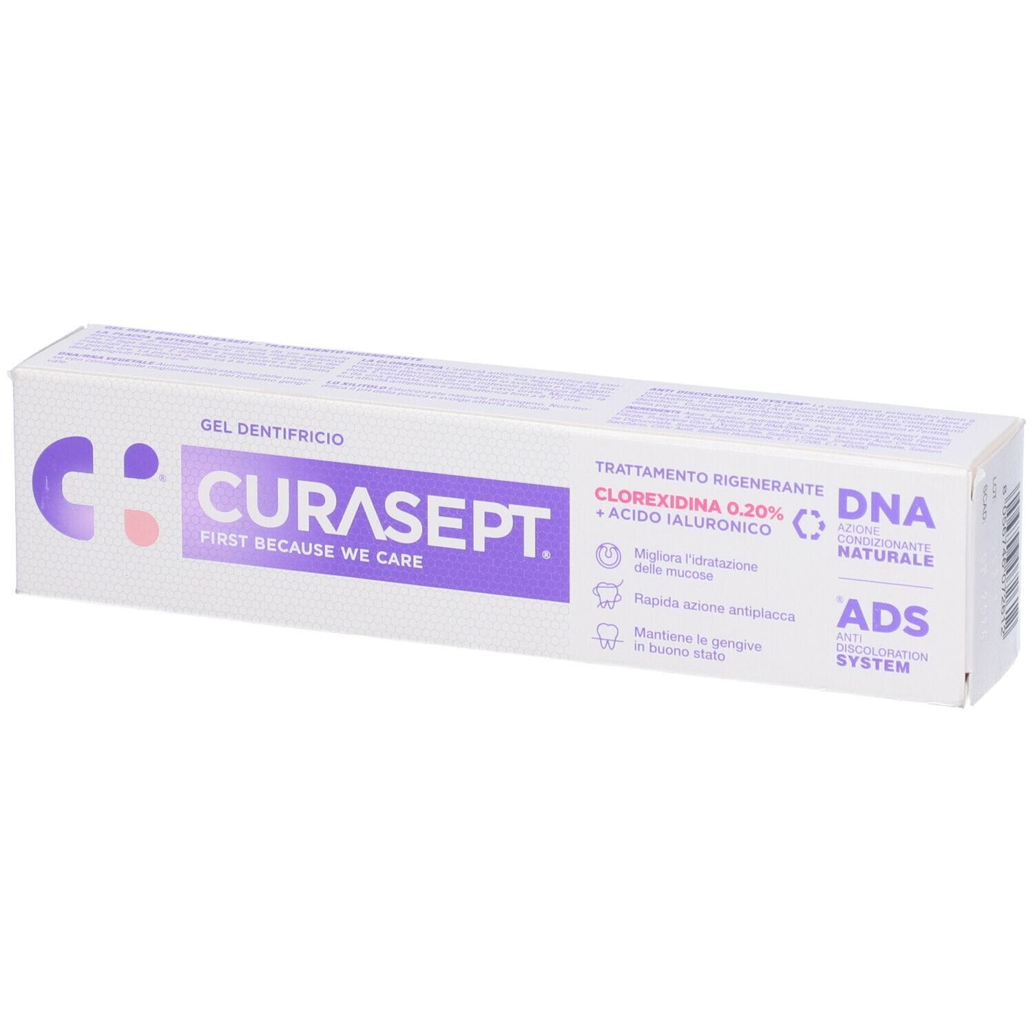 CURASEPT GEL DENTIFRICIO ADS DNA TRATTAMENTO RIGENERANTE 75 ML