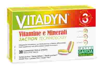 VITADYN VITAMINE/MINERALI 30 COMPRESSE RILASCIO DIFFERENZIATO
