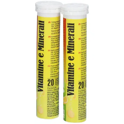 VITADYN VITAMINE/MINERALI 40 COMPRESSE EFFERVESCENTI IN 2 TUBI VITADYN VITAMINE/MINERALI 40 COMPRESSE EFFERVESCENTI IN 2 TUBI