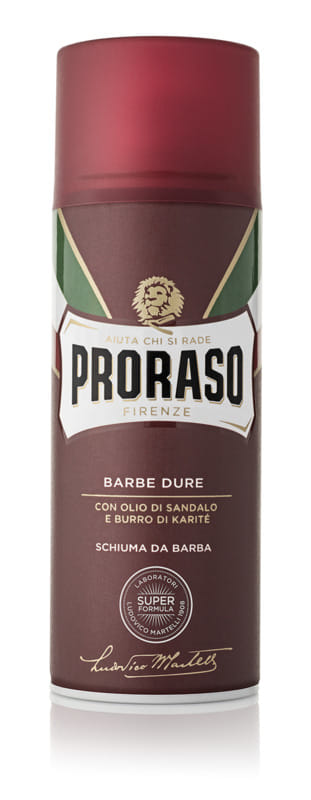 PRORASO SCHIUMA BARBE DURE 400 ML