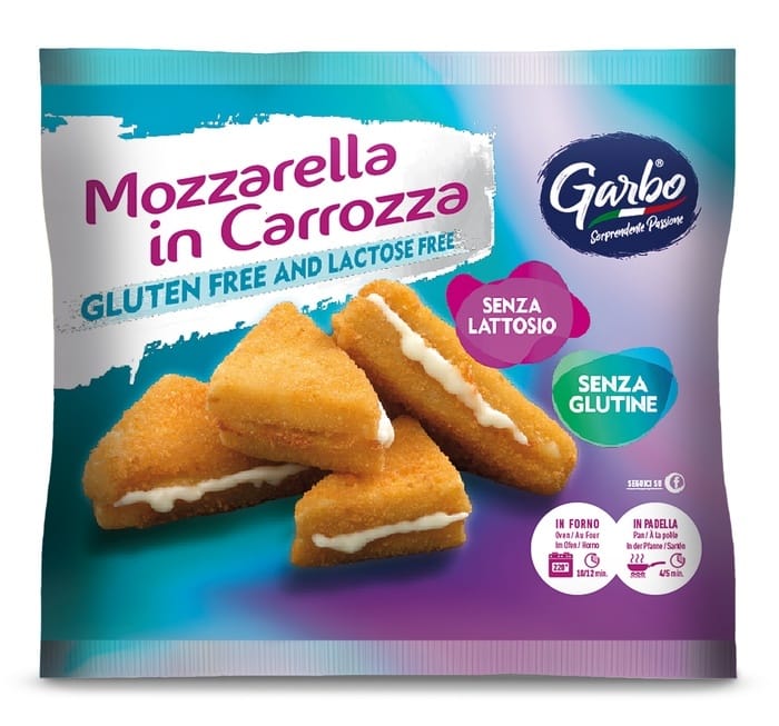 MOZZARELLA IN CARROZZA PANATA PREFRITTA SURGELATA 200 G BUSTA