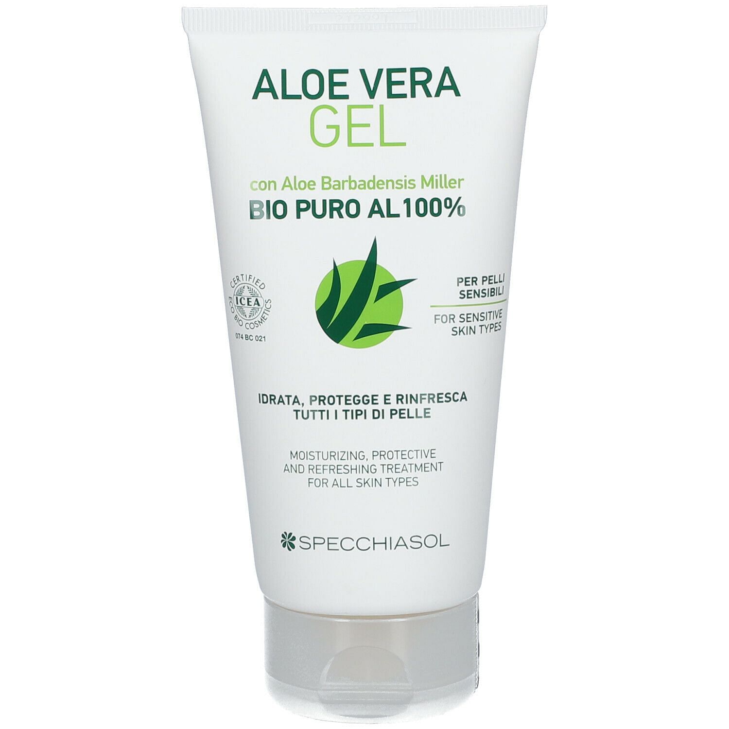 Aloe Vera Gel Bio Puro 100% 150 Ml