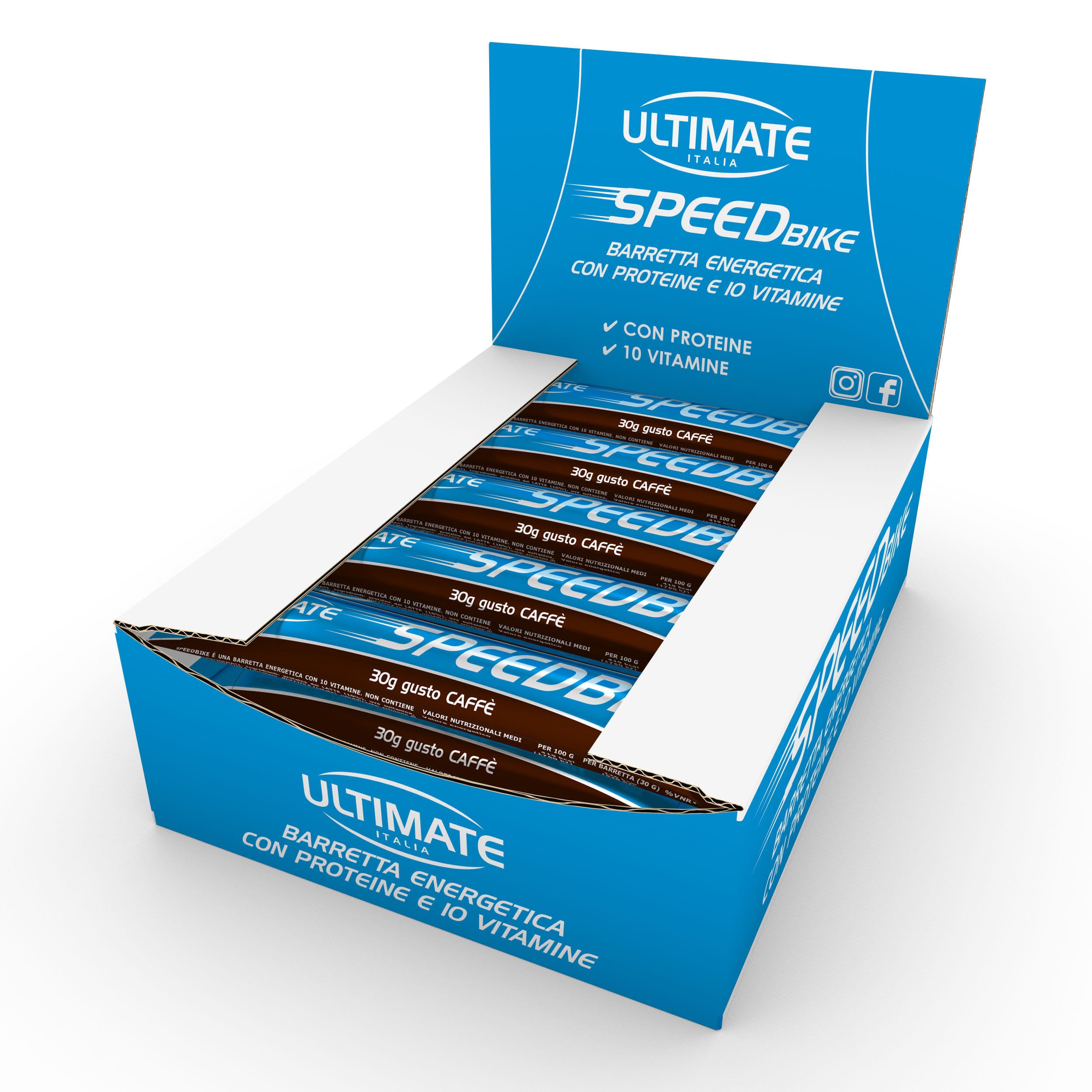 ULTIMATE SPEED BIKE BARRETTA CAFFE' 30 PEZZI DA 30 G