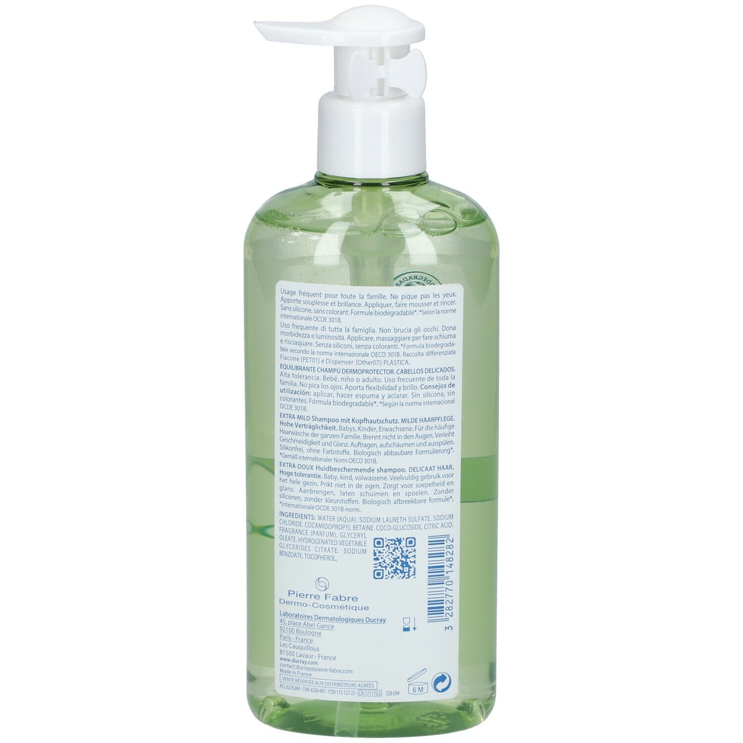 DUCRAY EXTRA DELICATO SHAMPOO DERMOPROTETTIVO 400 ML