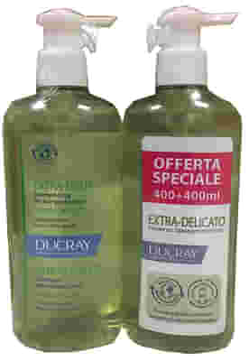 DUCRAY EXTRA DELICATO SHAMPOO DERMOPROTETTIVO 2X400 ML PROMO
