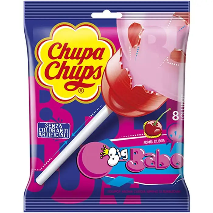 CHUPA CHUPS BIG BABOL 8 PEZZI
