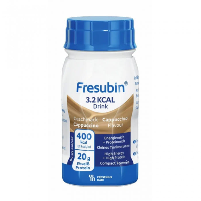 FRESUBIN 3,2 KCAL DRINK CAPPUCCINO 4X125 ML