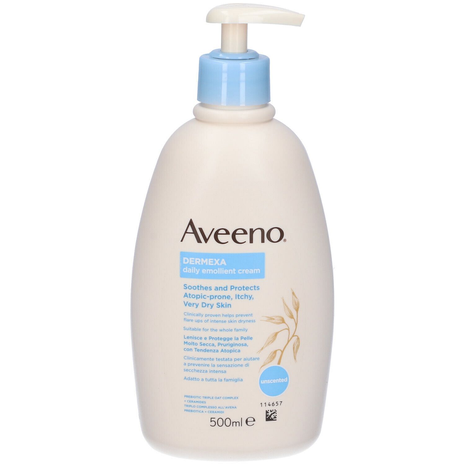 Aveeno Dermexa Crema Idratante 500 Ml