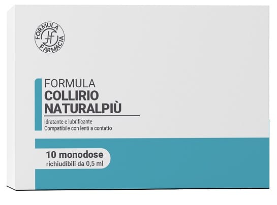 FORMULA COLLIRIO NATURAL PIU' SENZA CONSERVANTI 10 FLACONCINI DA 0,5 ML
