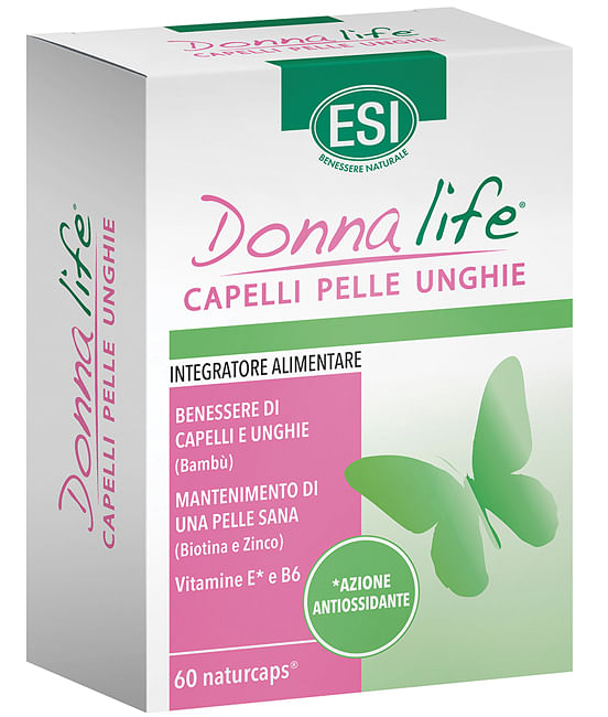 Esi Donna Life Capelli Pelle Unghie 60 Naturcaps