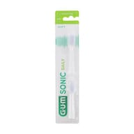 GUM SONIC DAILY SPAZZOLINO BATTERIA REFILL WHITE 2 PEZZI