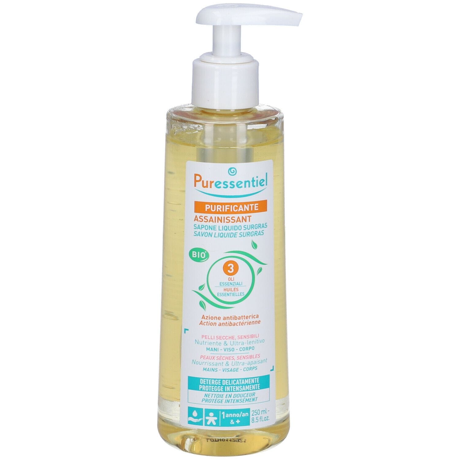 PURESSENTIEL SAPONE SURGRAS 250 ML