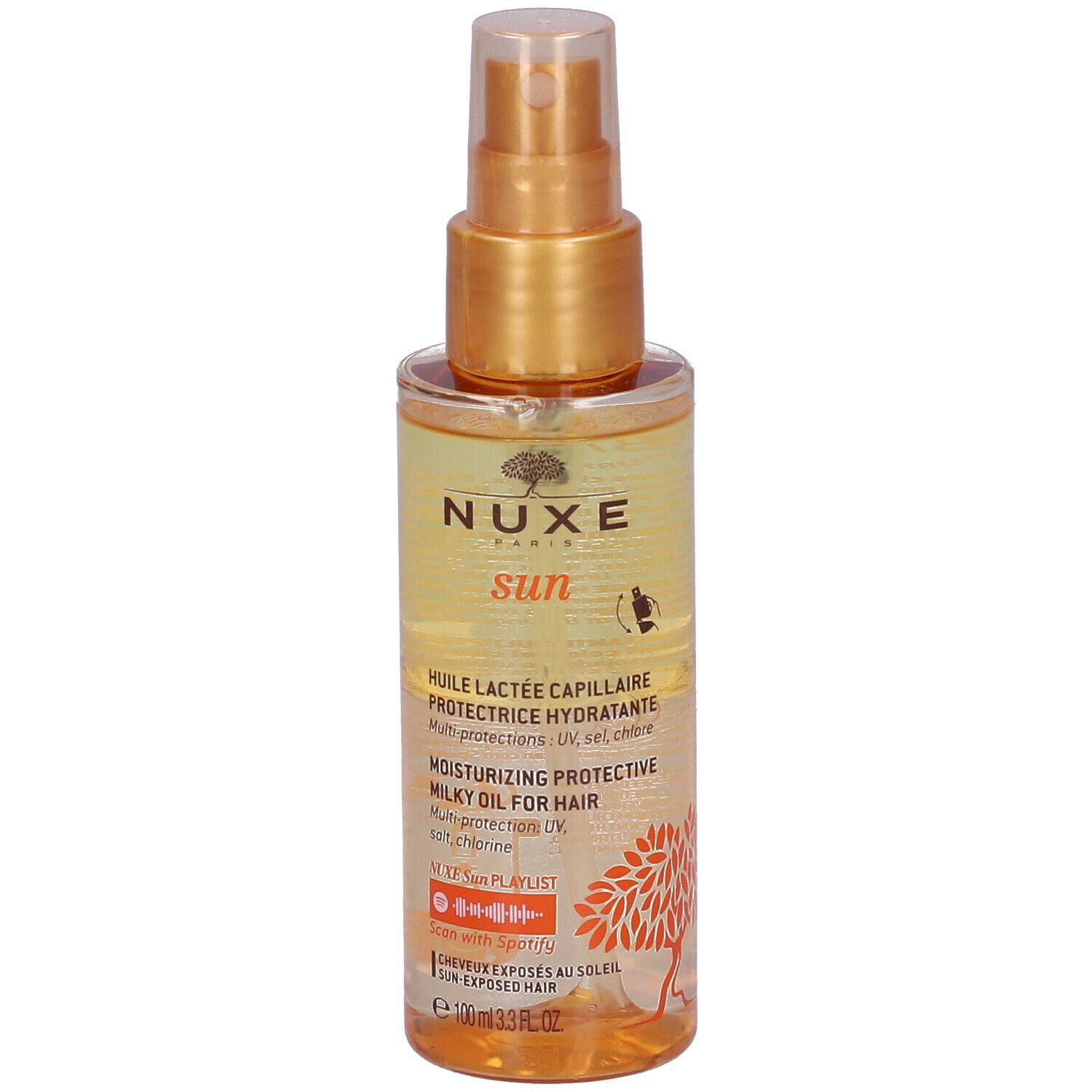 Nuxe Sun Huile Lactee Capillaire 100 Ml