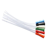 CATETERE VESCICALE 1 VIA PER CATETERISMO INTERMITTENTE ERUPLAST PLUS PUNTA CURVA FLESSIBILE TIEMANN 2 FORI SMUSSI LUNGHEZZA 40 CM DIAMETRO CH12 60 PEZZI