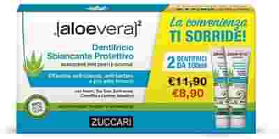 ALOEVERA2 DENTIFRICIO STEVIA BIPACK 2 X 100 ML