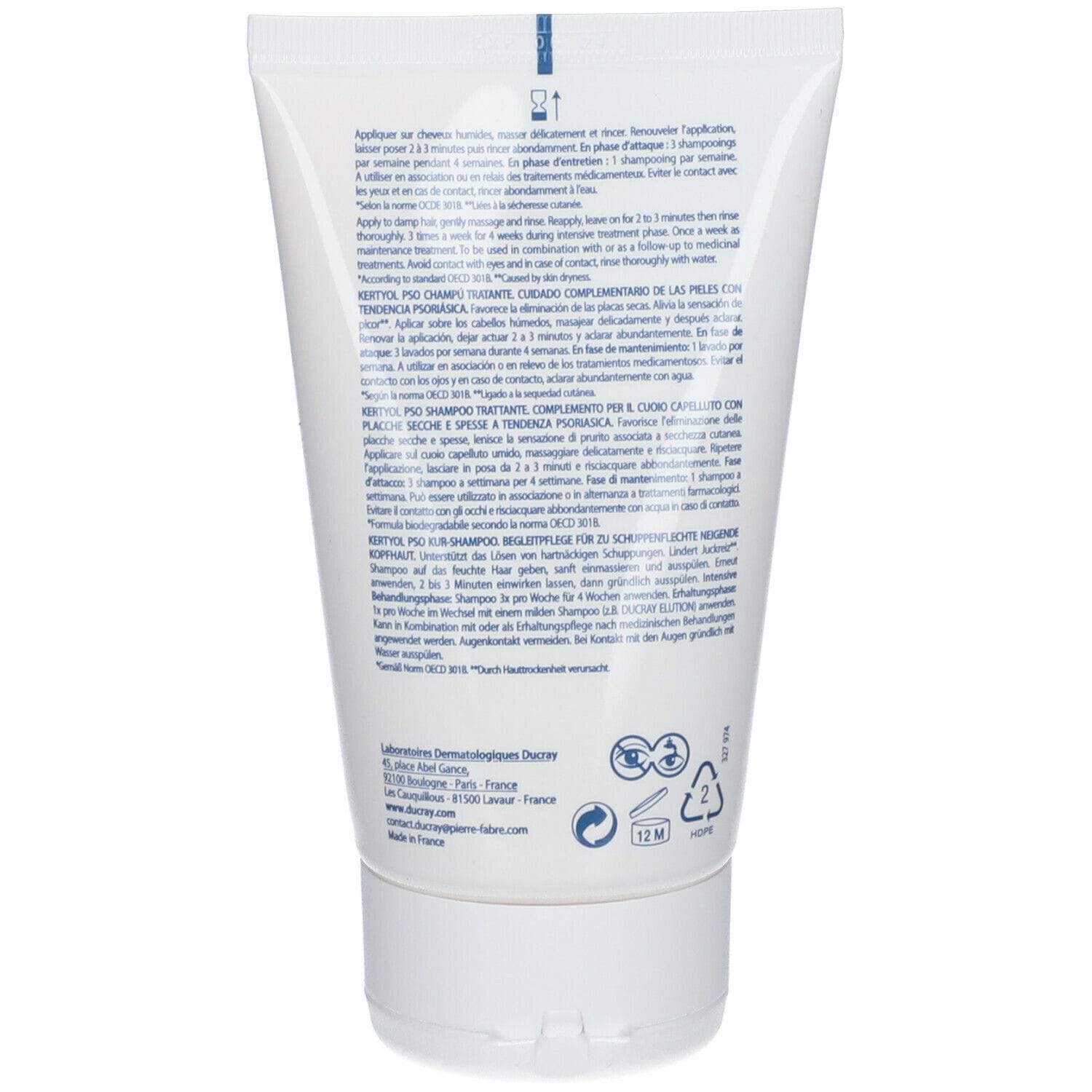 KERTYOL PSO SHAMPOO 125 ML