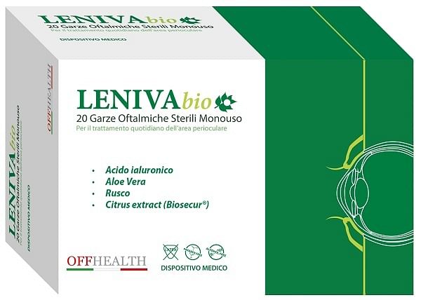 Garze Oftalmiche Leniva Biosecur 20 Pezzi