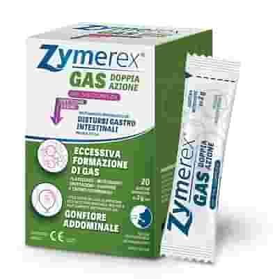 ZYMEREX GONFIORE GAS DOPPIA AZIONE CON S+E COMPLEX 20 BUSTINE MONODOSE DA 2 G