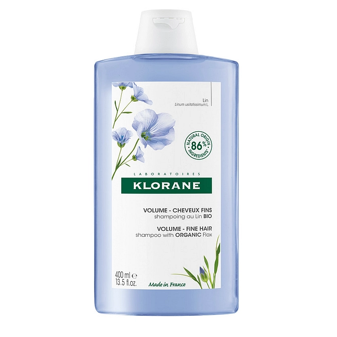 Klorane Shampoo Volume Fine Hair Con Lino 400 Ml