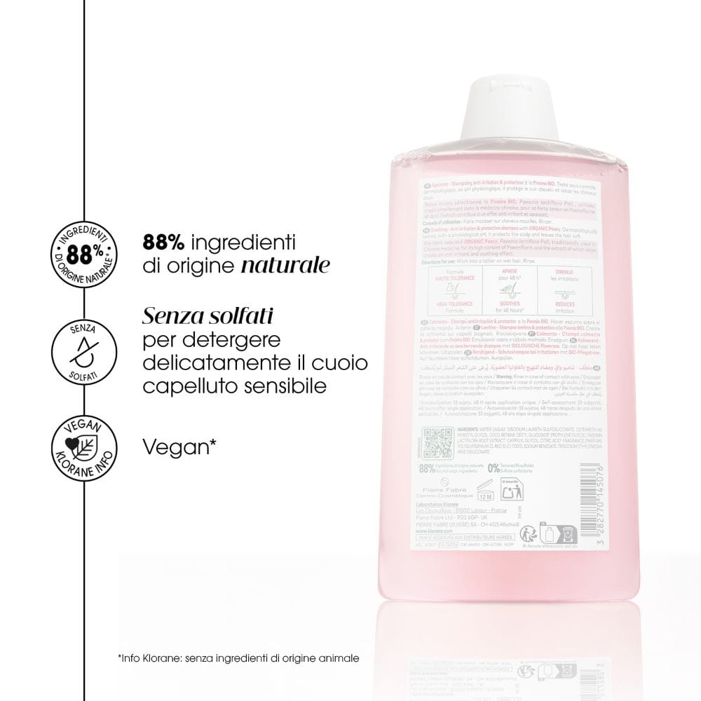 KLORANE SHAMPOO PEONIA BIO 400 ML