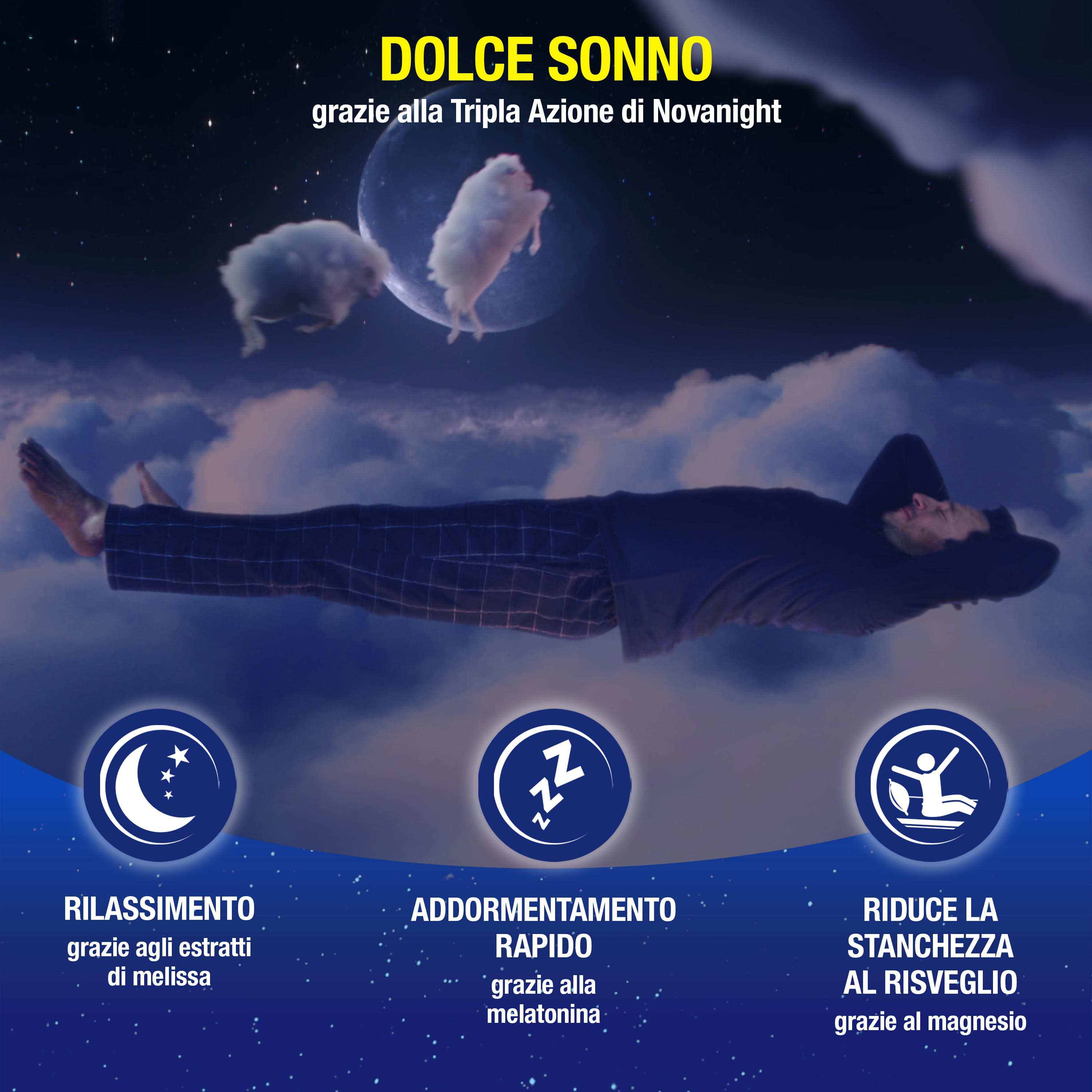 NOVANIGHT TRIPLA AZIONE DOLCE SONNO 30 BUSTINE