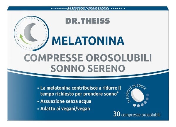 THEISS MELATONINA SONNO SERENO 30 COMPRESSE OROSOLUBILI