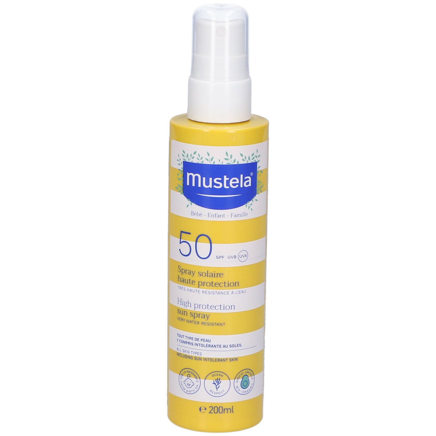 Mustela Latte Spray Solare Spf50+ 200 Ml