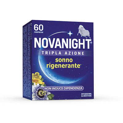 NOVANIGHT TRIPLA AZIONE SONNO RIGENERANTE 60 COMPRESSE