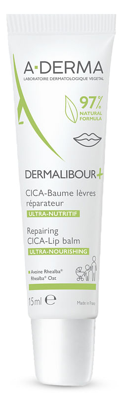 Dermalibour + Cica Balsamo Labbra 15 Ml