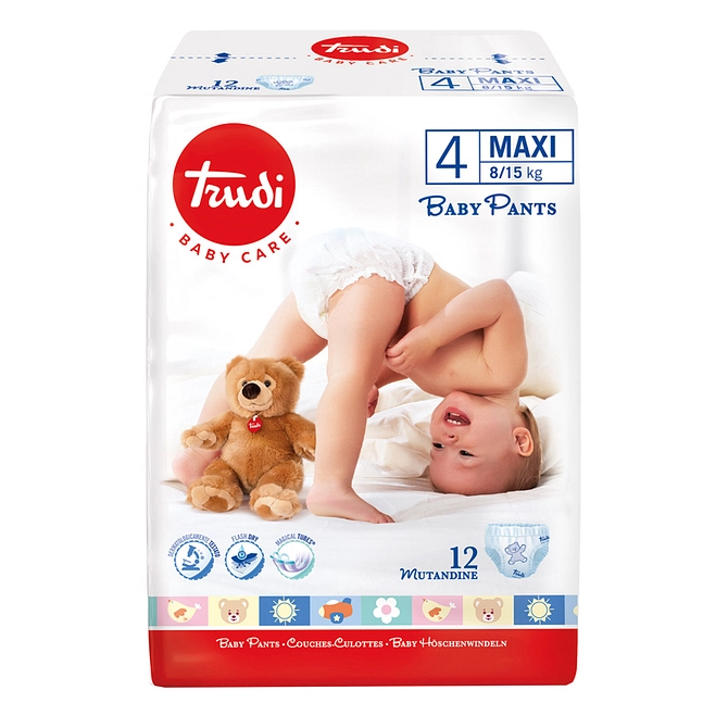 Trudi Baby Care Pants Maxi 8/15 Kg 12 Pezzi