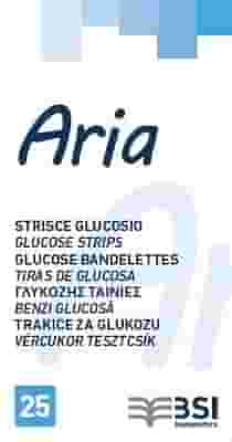 STRISCE MISURAZIONE GLICEMIA STRUMENTO ARIA 25 PEZZI