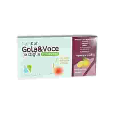 NUTRIDEF GOLA & VOCE SUGAR FREE ARANCIA 20 PASTIGLIE