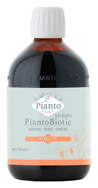 PIANTO B ST JOSEPH VI PIANTOBIOTIC GUARANA IBISCO GINSENG VITALITA' 370 ML
