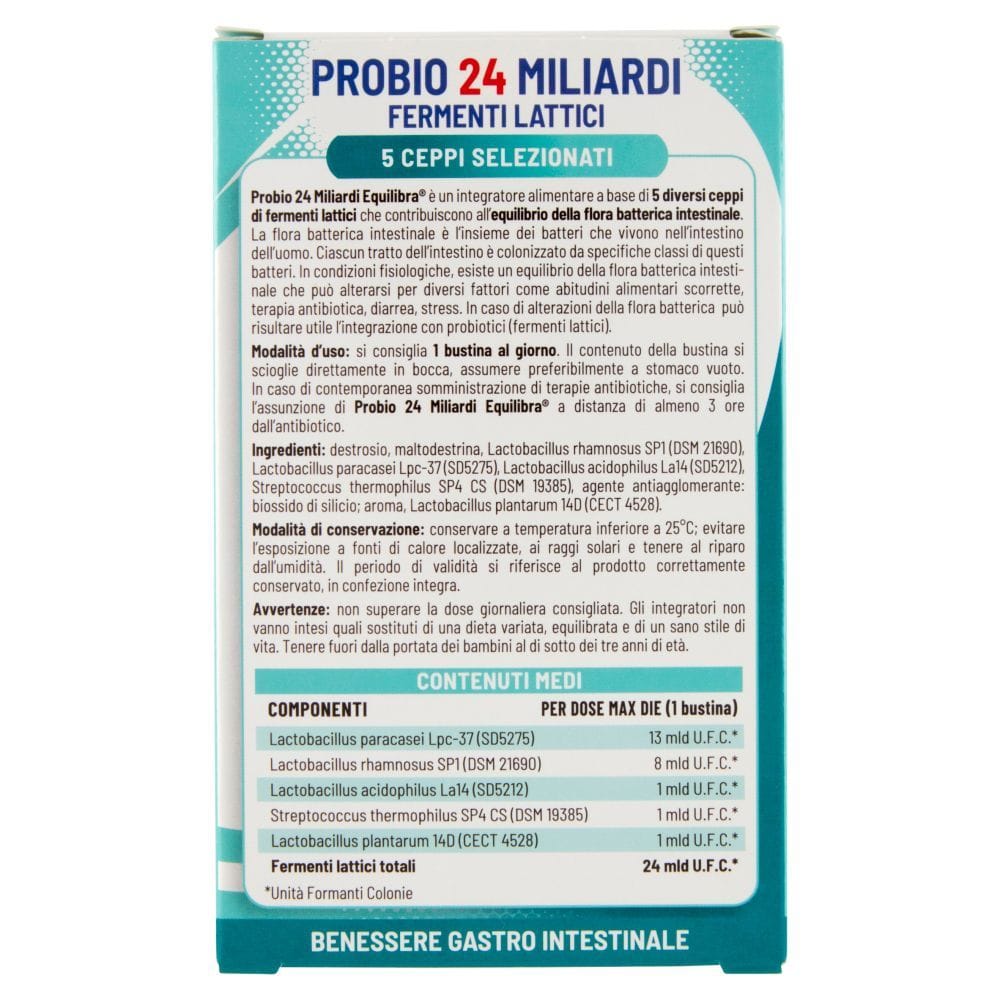 PROBIO 24 MILIARDI 10 BUSTINE ORSOLUBILI