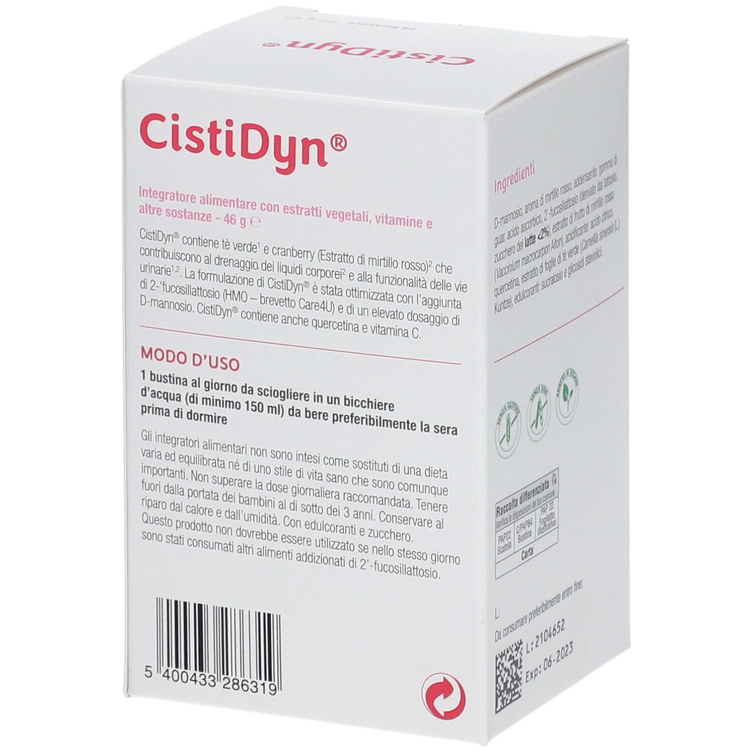 CISTIDYN ITALIA 14 BUSTINE