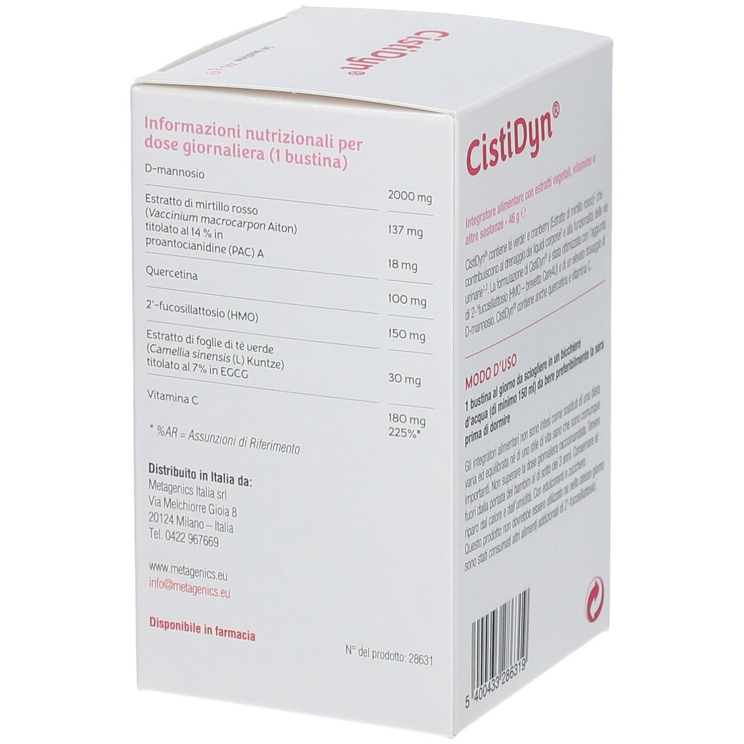 CISTIDYN ITALIA 14 BUSTINE