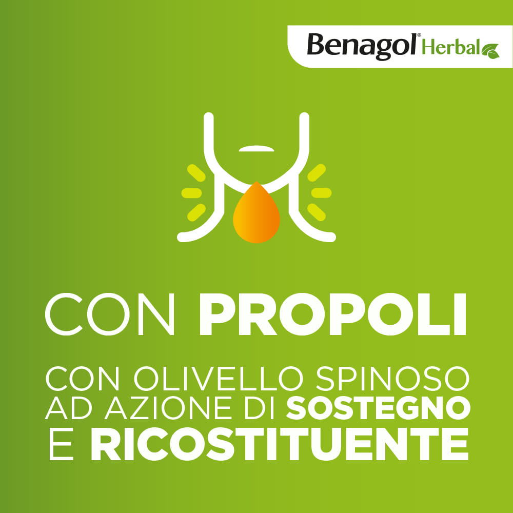 BENAGOL HERBAL MIELE 24 CPR