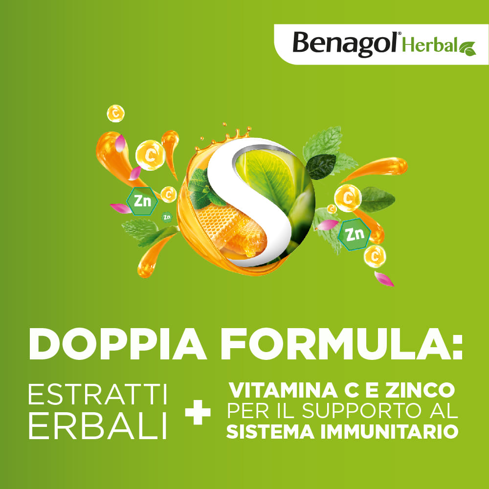 BENAGOL HERBAL MIELE 24 CPR