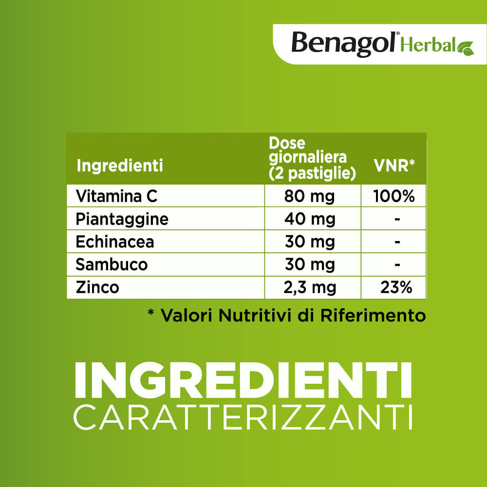 BENAGOL HERBAL FRUTTI DI BOSCO 24 PASTIGLIE