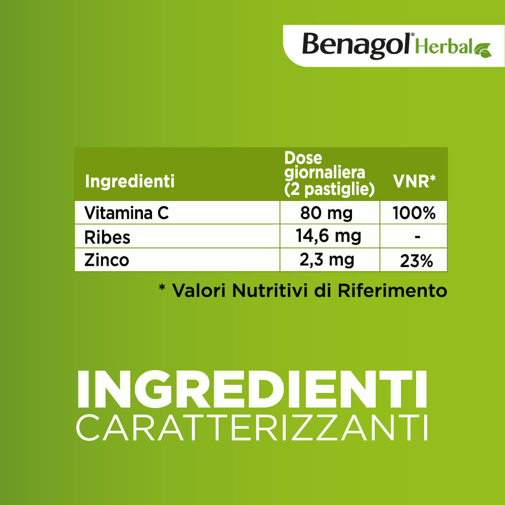 BENAGOL HERBAL MENTA E CILIEGIA 24 - NOVITA' pastiglie mal di gola
