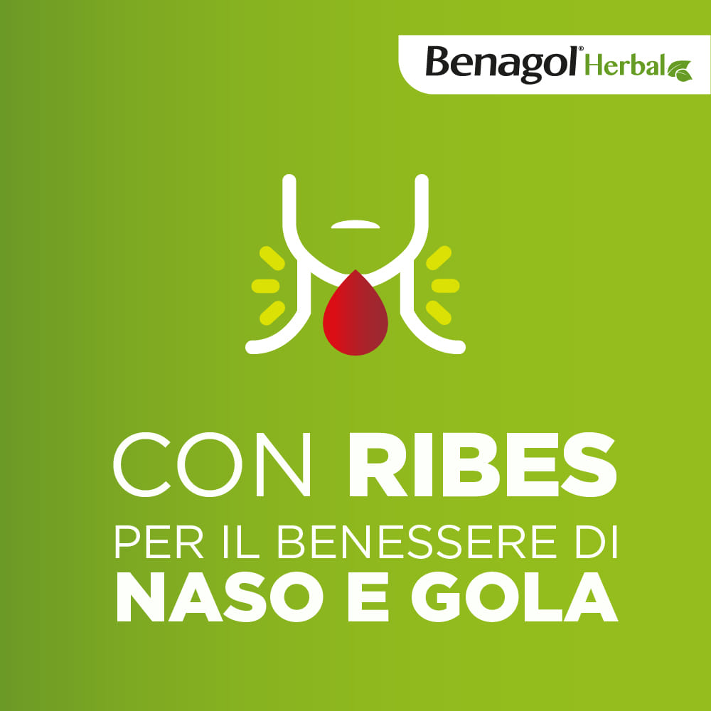 BENAGOL HERBAL MENTA E CILIEGIA 24 - NOVITA' pastiglie mal di gola