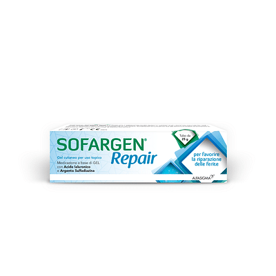MEDICAZIONE SOFARGEN GEL ACIDO IALURONICO E ARGENTO SULFADIAZINA TUBETTO 25 G