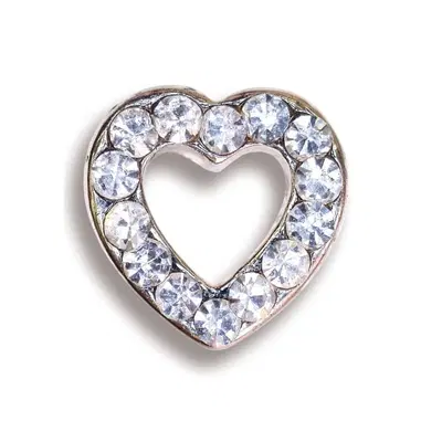 BJT256 ORECCHINI HEART PAVE STAINLESS STEEL BJT256 ORECCHINI HEART PAVE STAINLESS STEEL