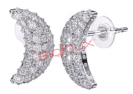 BJT259 ORECCHINI CRESC/MOON STAINLESS STEEL